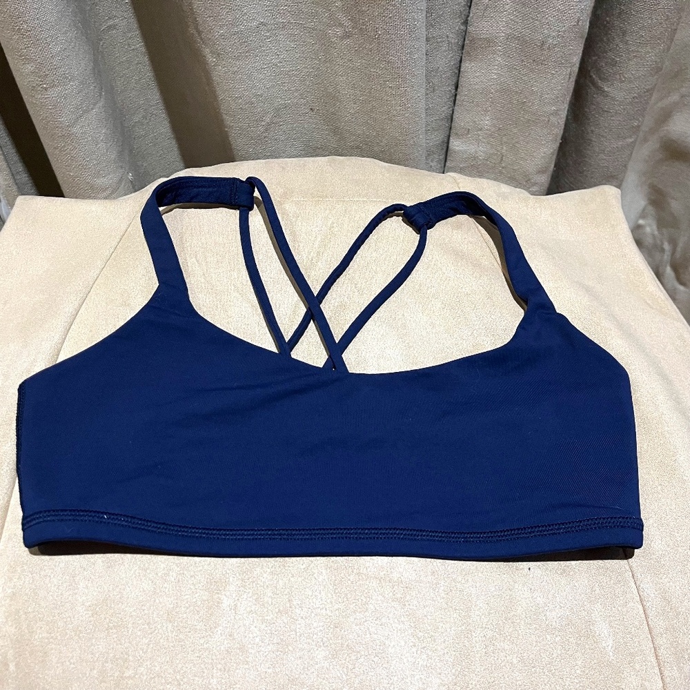 Lululemon Energy Bra Navy Blue Size 6